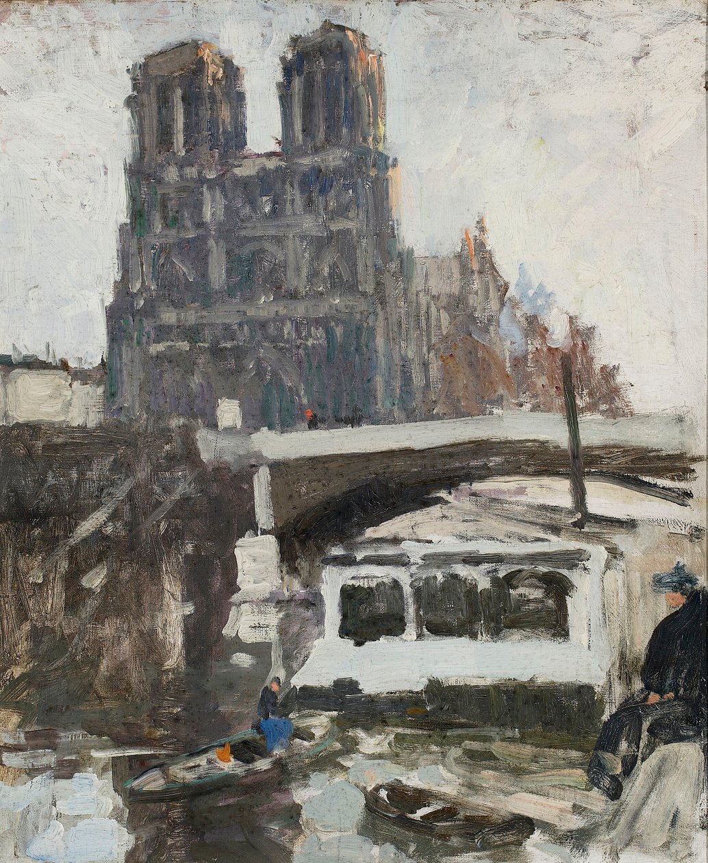 Notre-Dame door Tadeusz Makowski