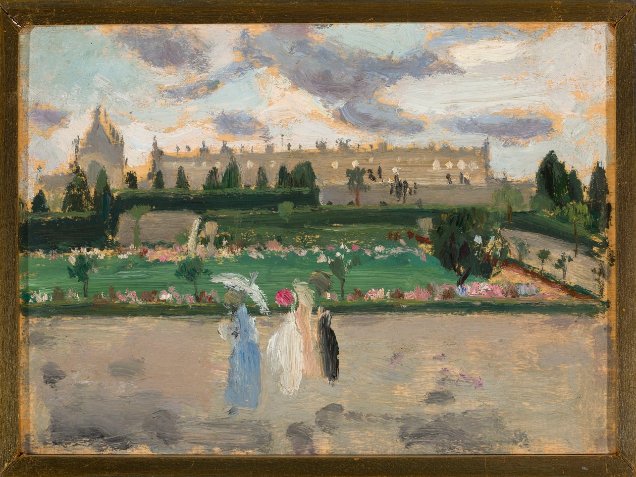 Stadsgezicht (Esplanade des Invalides) door Tadeusz Makowski