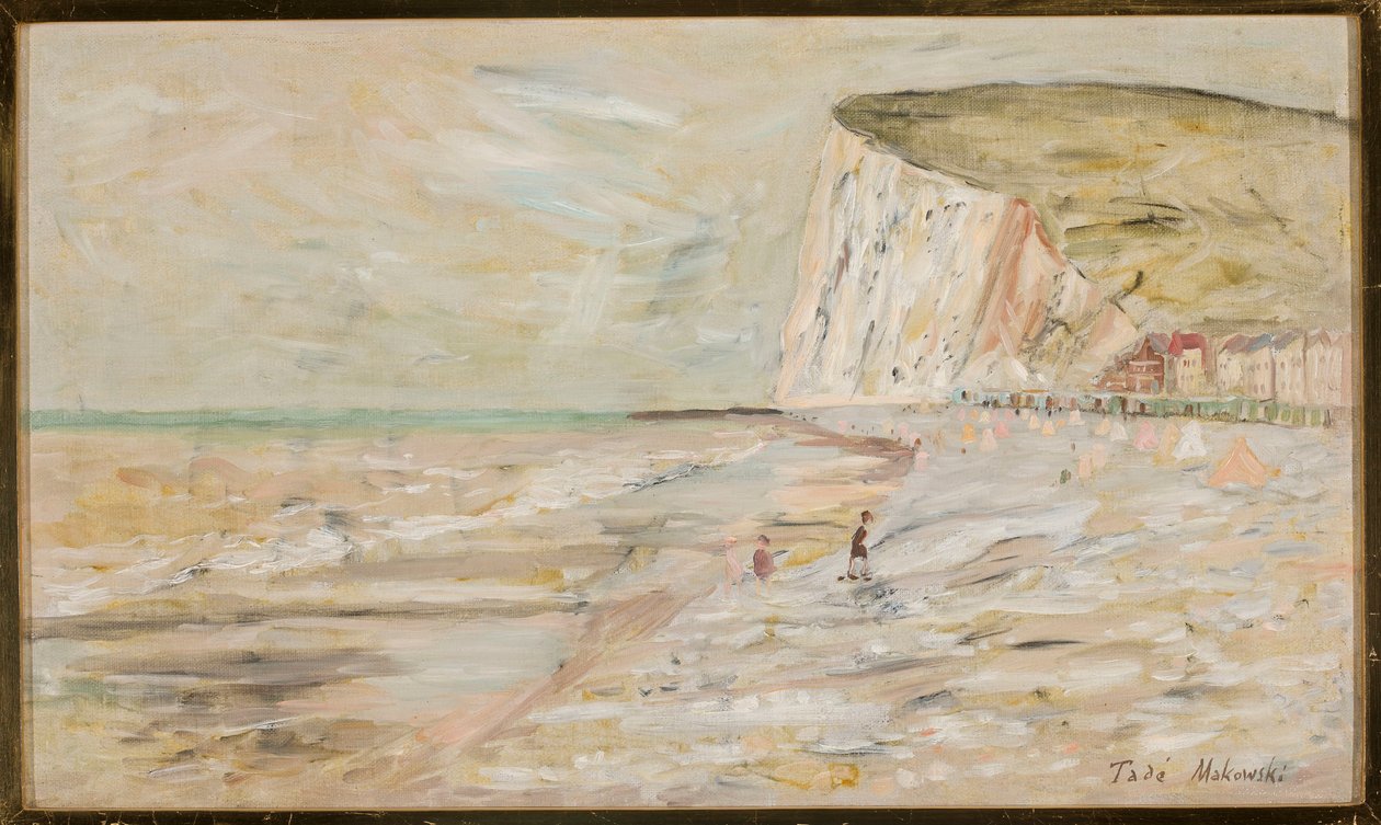 Het strand door Tadeusz Makowski