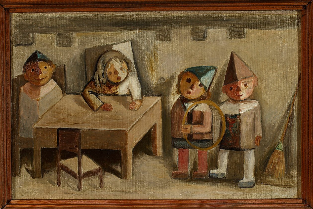 Kinderkamer door Tadeusz Makowski