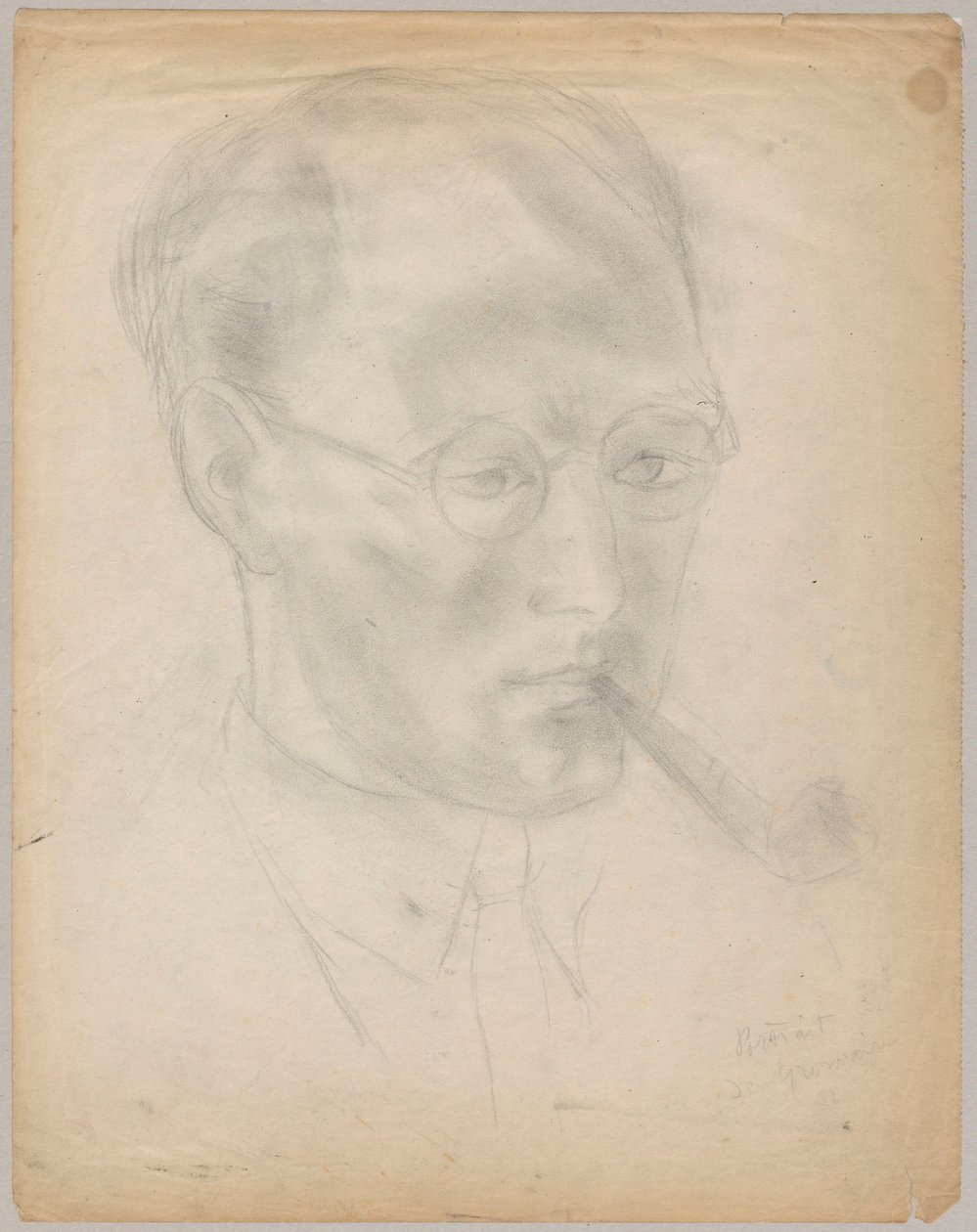 Portret van Marceli Gromeire door Tadeusz Makowski