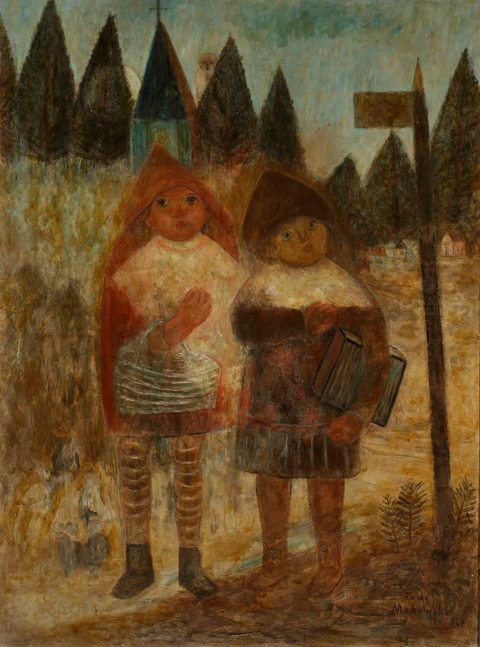 Terugkeer van school door Tadeusz Makowski