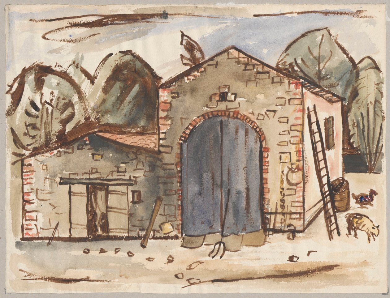 Stal door Tadeusz Makowski