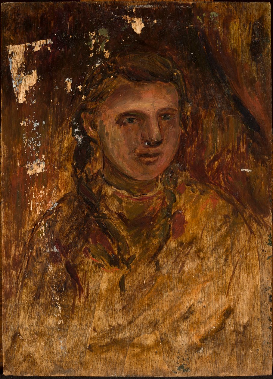 Studie eines Mädchens door Tadeusz Makowski