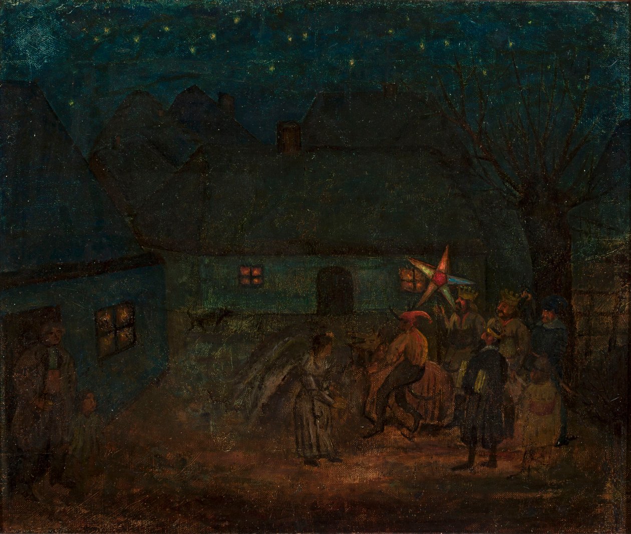 De Krakau-kerststal door Tadeusz Makowski