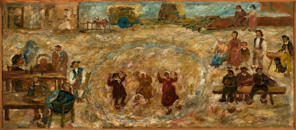 Vermaak op het platteland door Tadeusz Makowski
