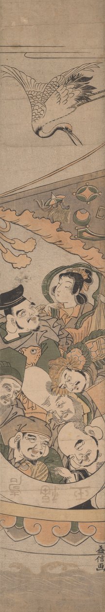Zeven goden van geluk door Tanaka Masunobu