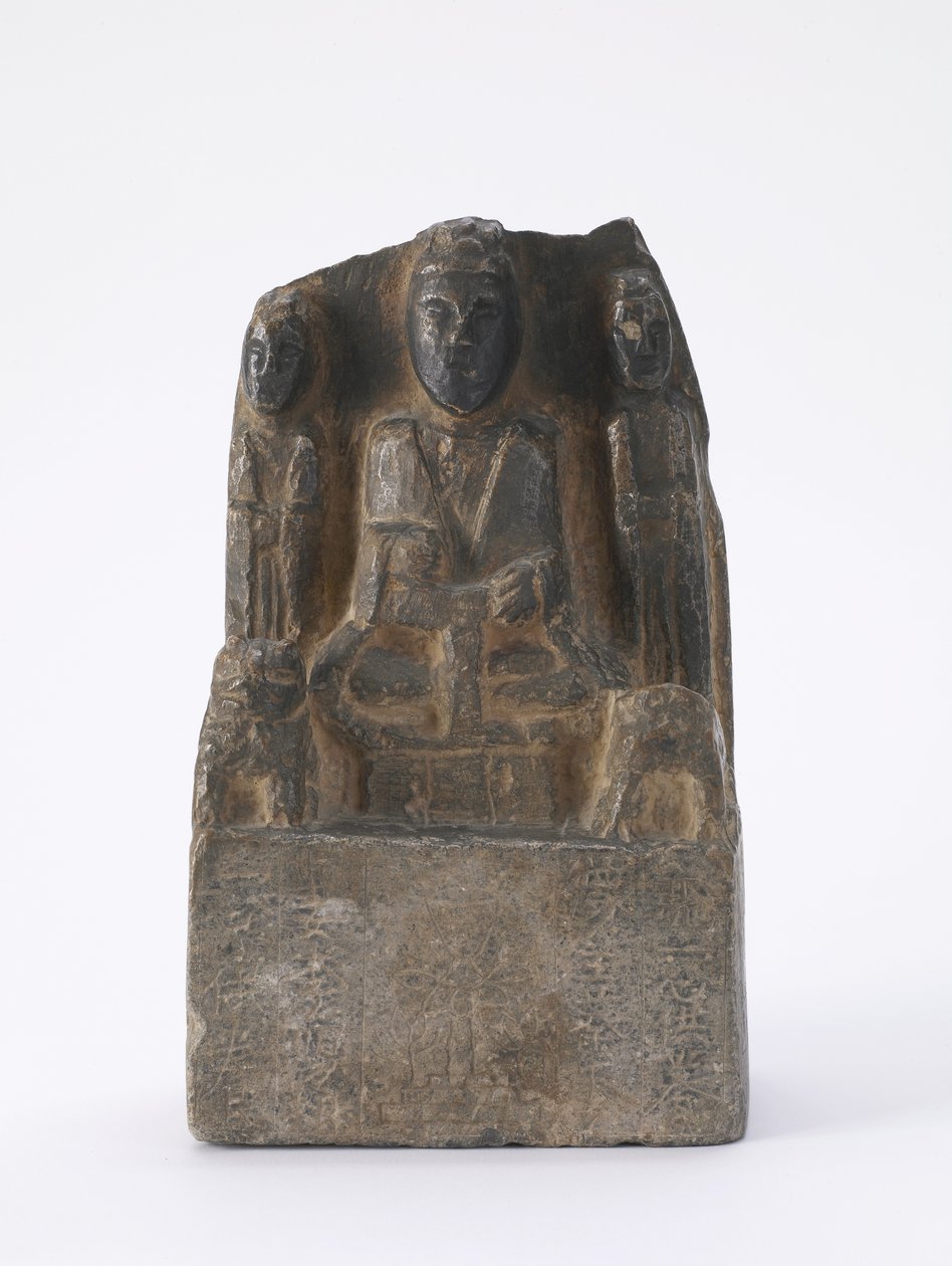 Daoïstische votieve drie-eenheid, 642 door Tang Dynasty Chinese School