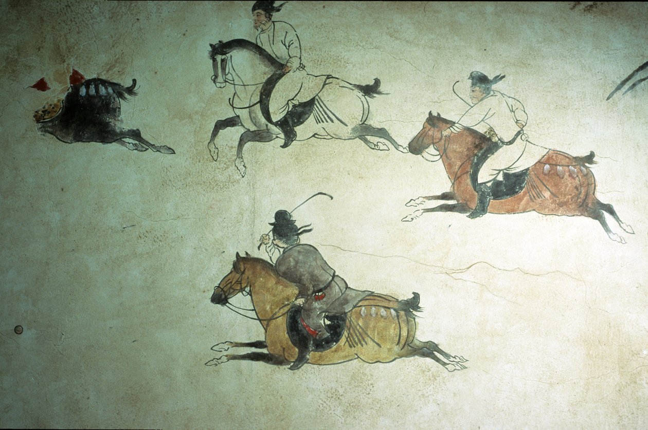 Graf van Kroonprins Zhang, 2e jaar van Shenlong, Tang-dynastie, 618-907 door Tang Dynasty Chinese School