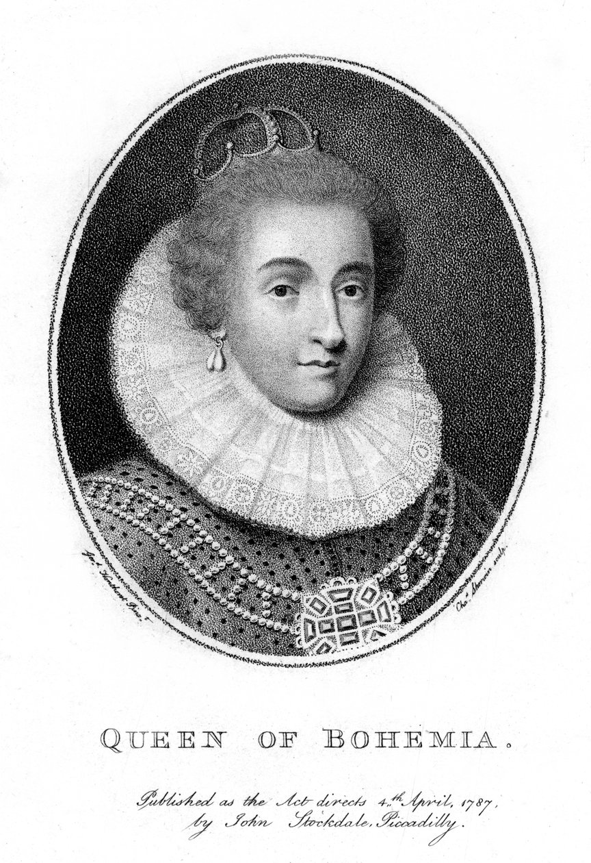 Elizabeth, keurvorstin van de Palts en koningin van Bohemen, 1787 door Taylor