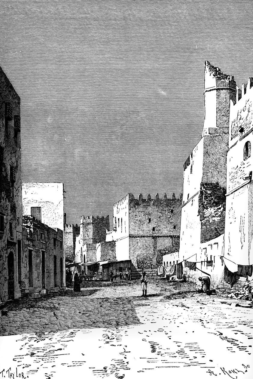 Leonecstraat, Sfakes, Noord-Afrika, 1895 door Taylor