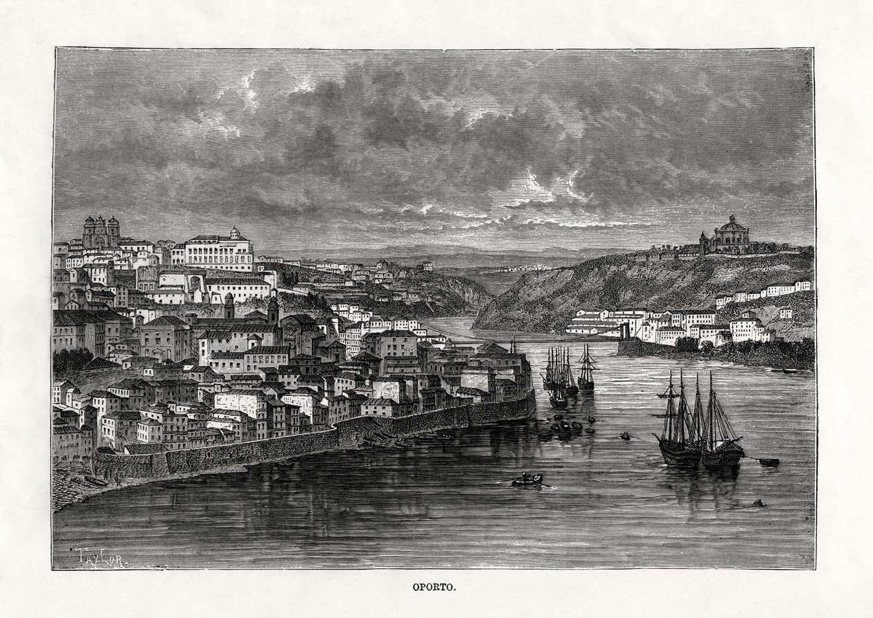 Oporto, Portugal, 19e eeuw door Taylor