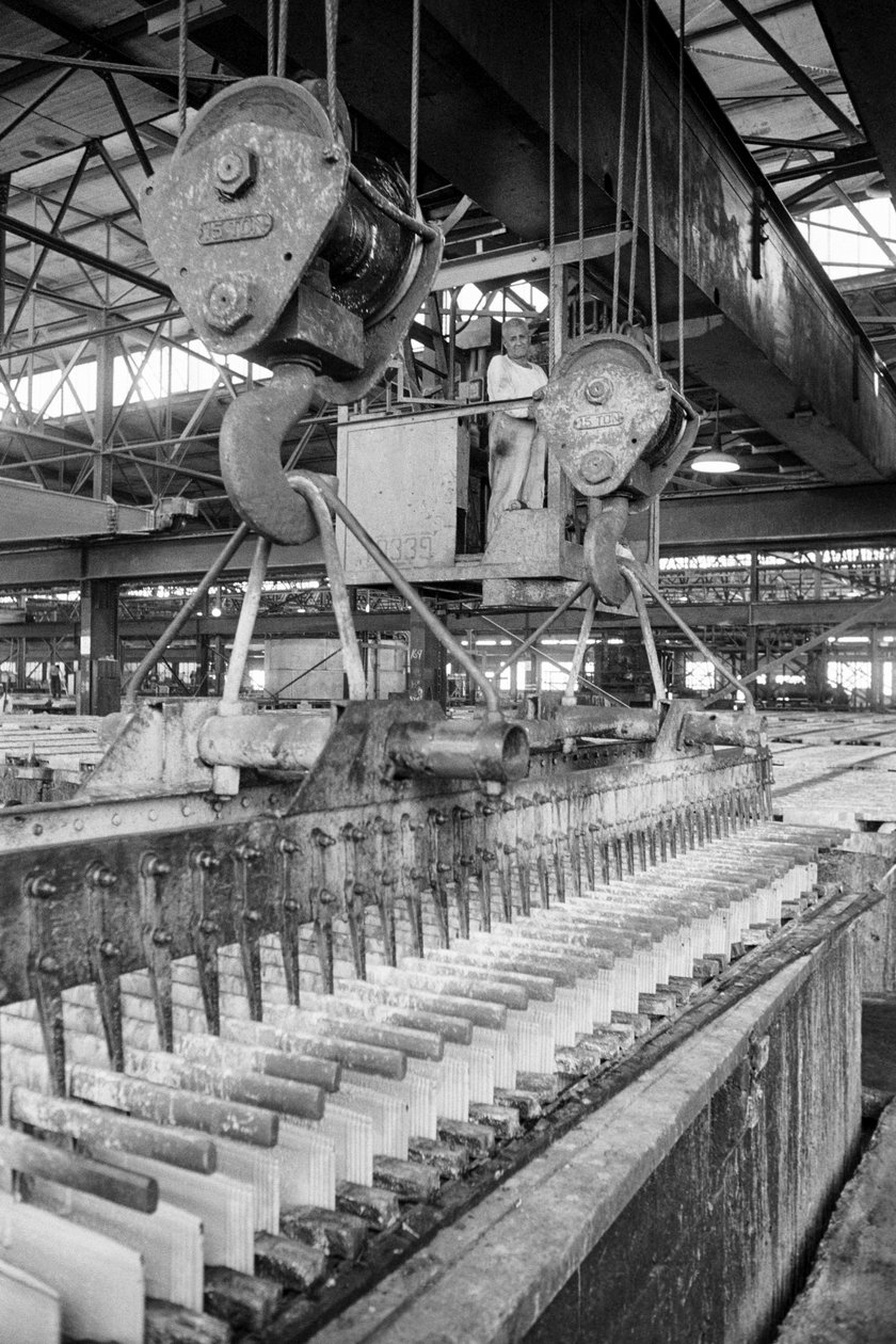Phelps Dodge Smelter Douglas Arizona, koper smelten van Phelps Dodge kopermijn door Ted Spiegel