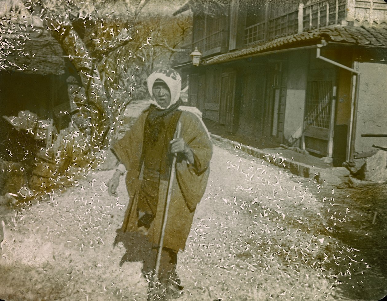 Portret van een Japanse man circa 1900 - 1915 (foto) door Teijiro Takagi