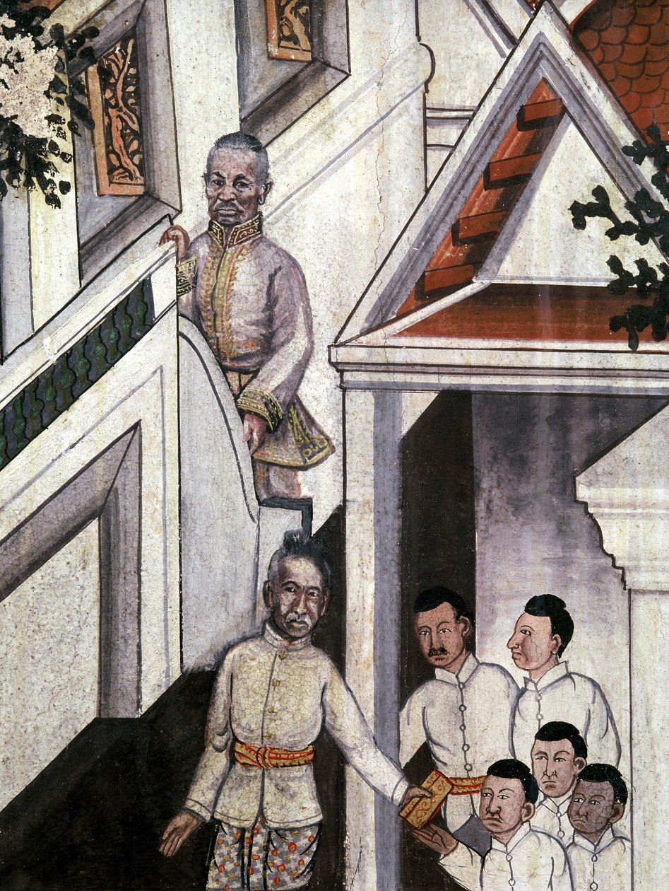 Portret van koning Mongkut naar foto
