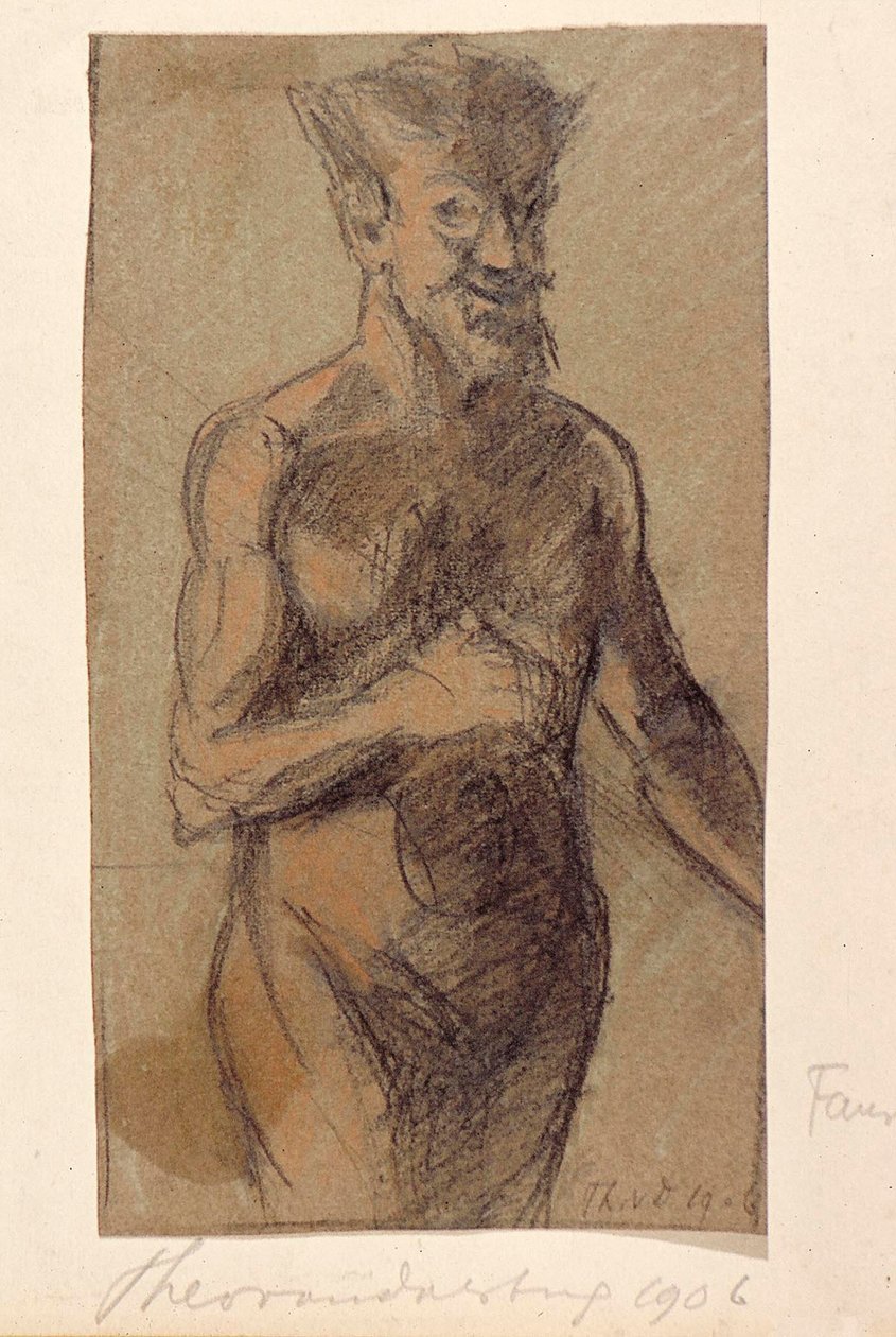 Faun door Theo van Doesburg