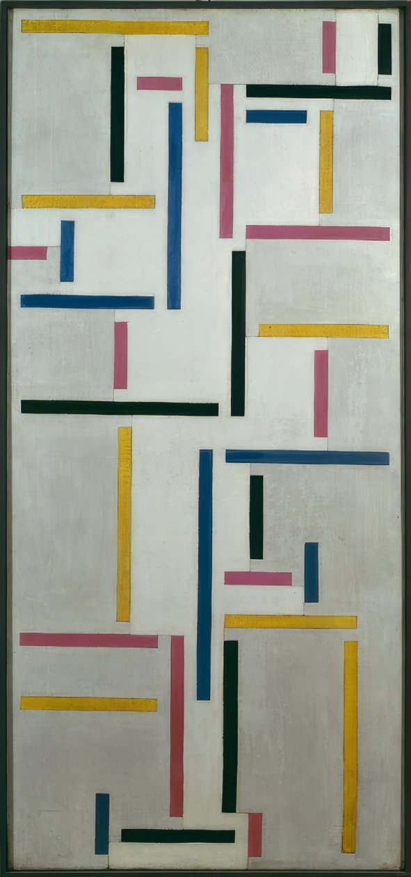Ritme van een Russische Dans door Theo van Doesburg