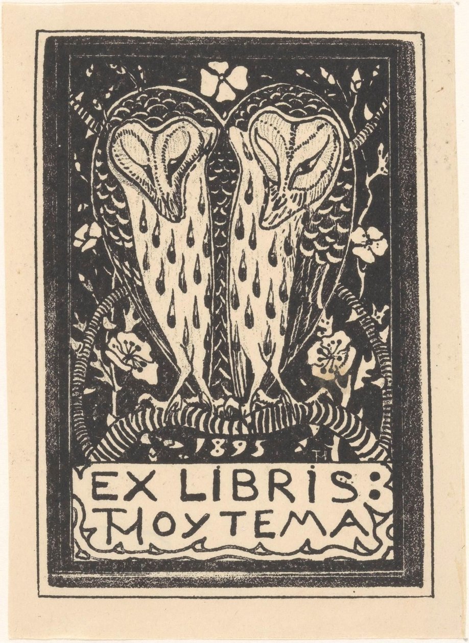 Ex libris van Theo van Hoytema door Theo van Hoytema