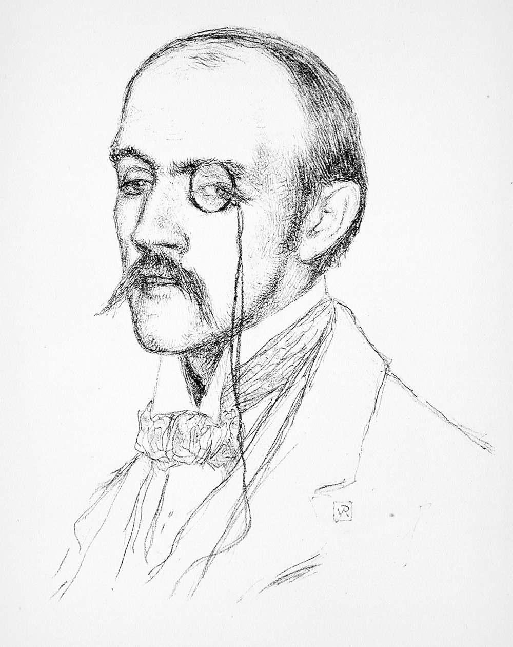 Henri de Régnier door Théo van Rysselberghe