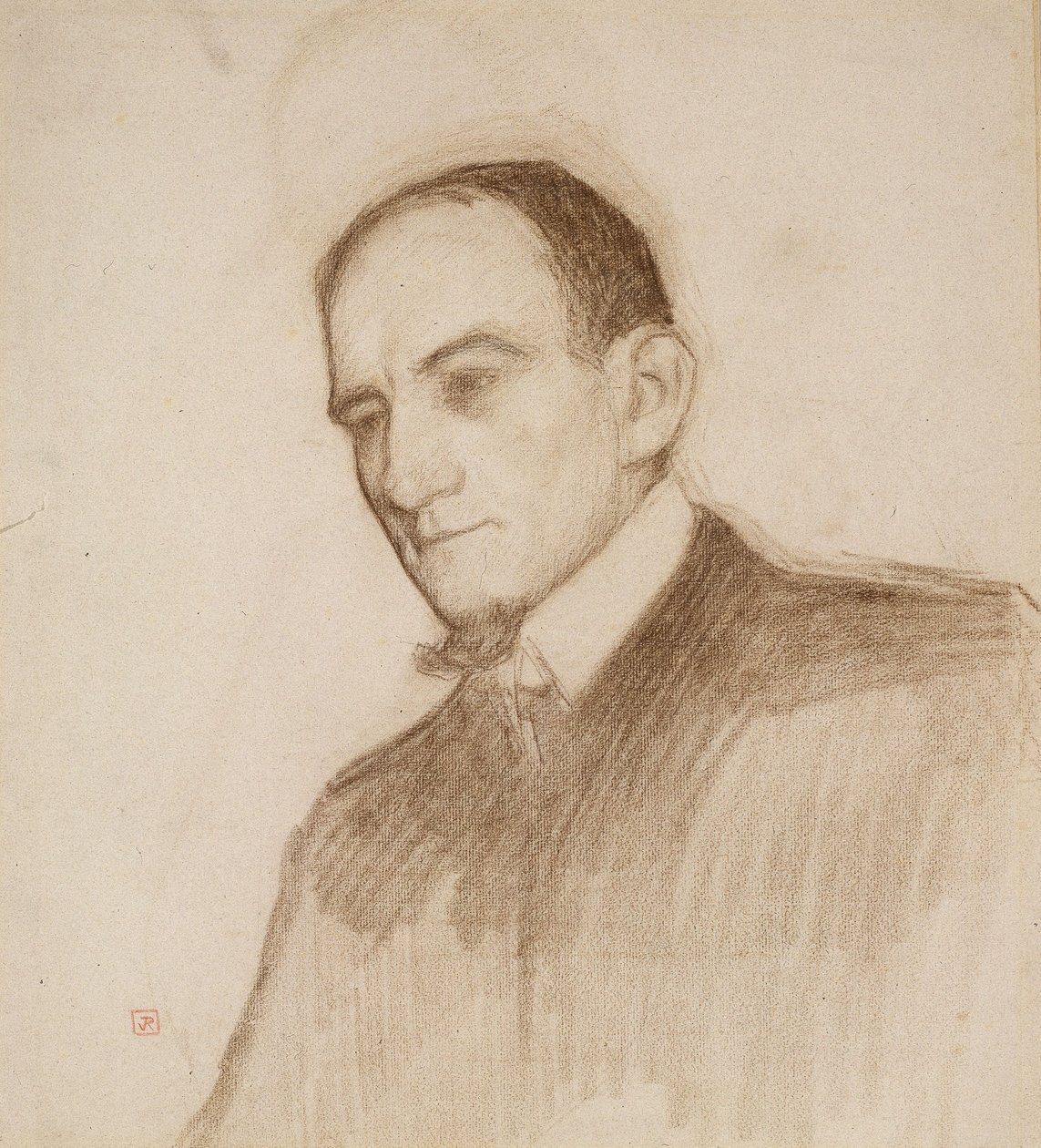 Portret van Félix Fénéon door Théo van Rysselberghe