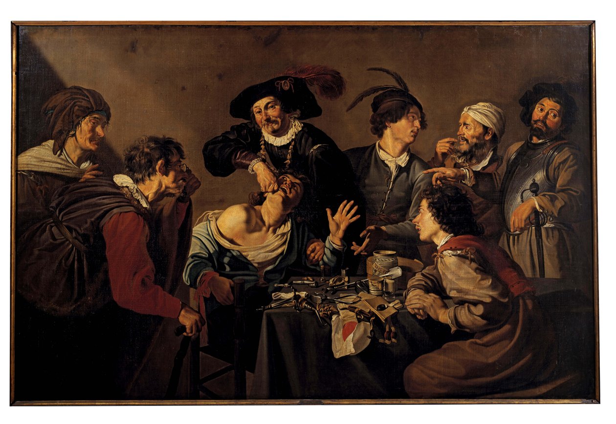 De tandenstoker door Theodoor Rombouts