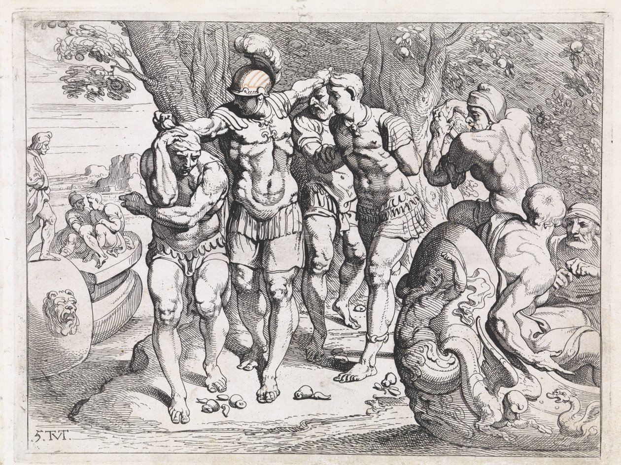 Odysseus in het land van de lotuseters door Theodoor van Thulden