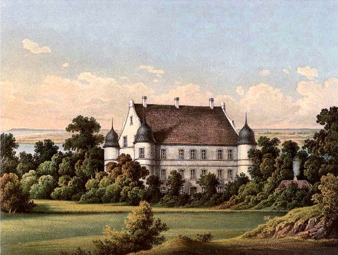Kasteel Spyker Rügen door Theodor Albert