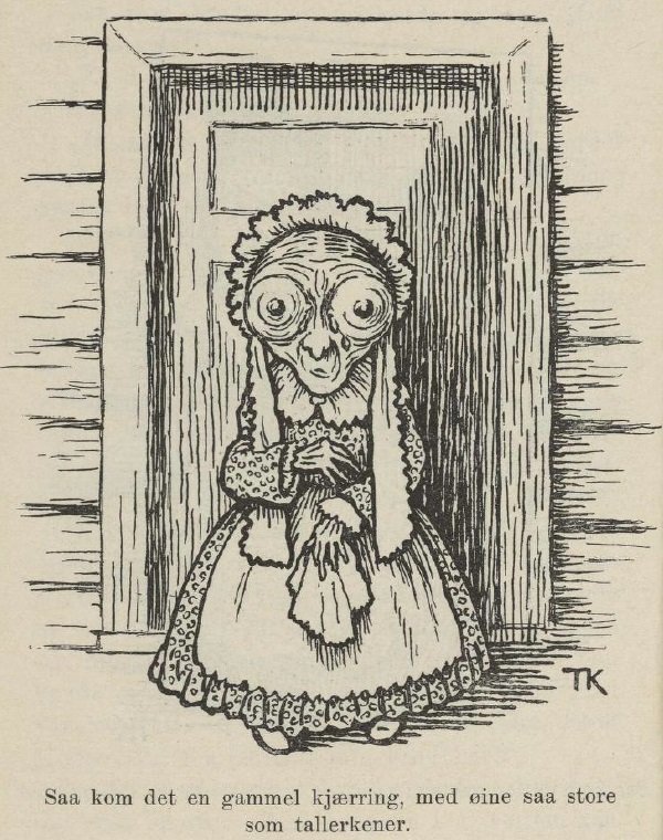 Dit bestand is geïdentificeerd als vrij van bekende beperkingen onder het auteursrecht, inclusief alle gerelateerde en naburige rechten door Theodor Kittelsen