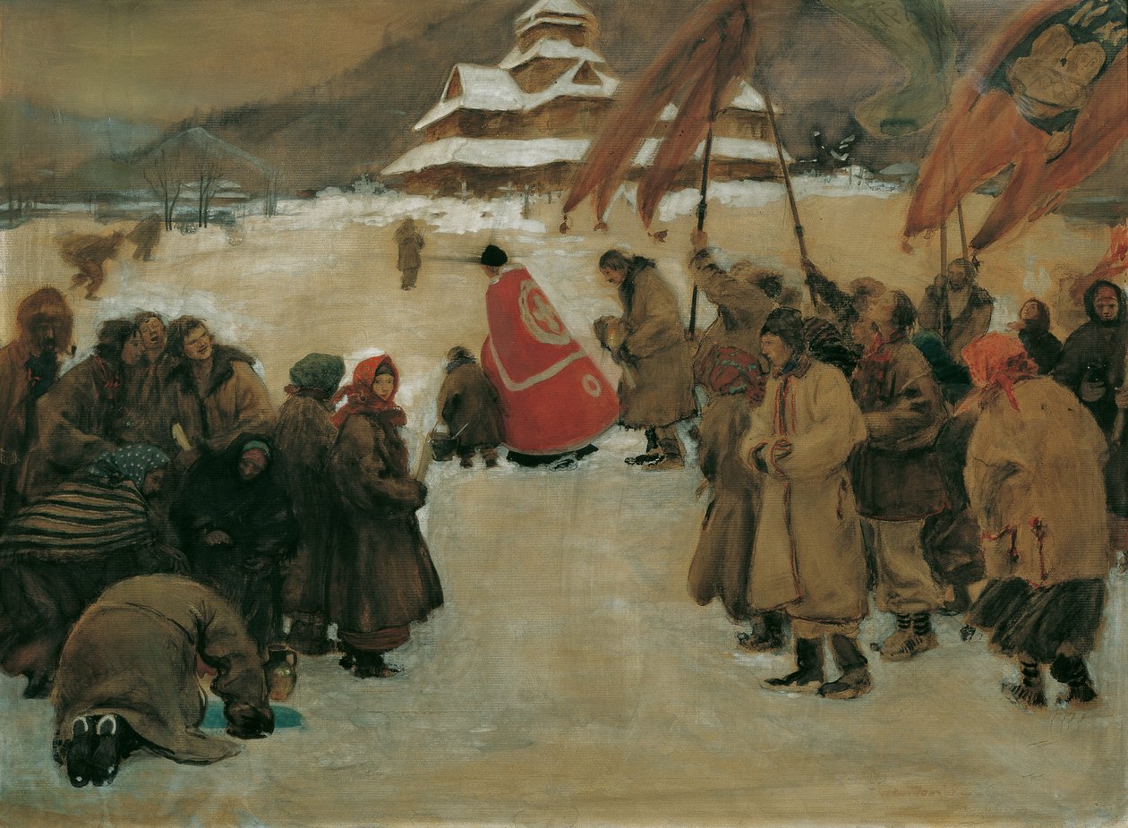Jordanfeest door Theodor Axentowicz