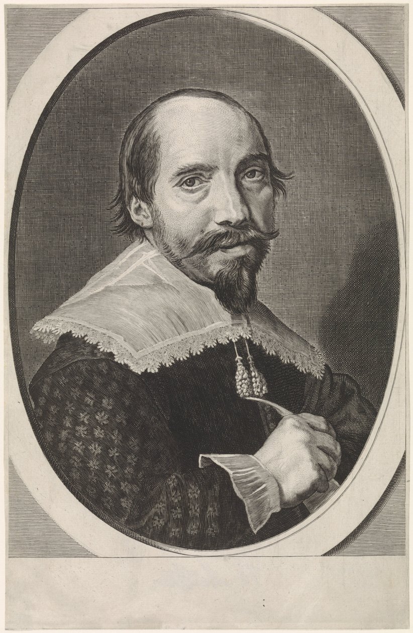 Portret van Theodore Bleuet door Theodor Matham
