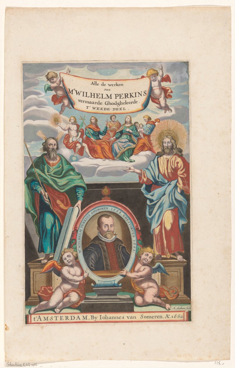 Portret van William Perkins door Theodor Matham
