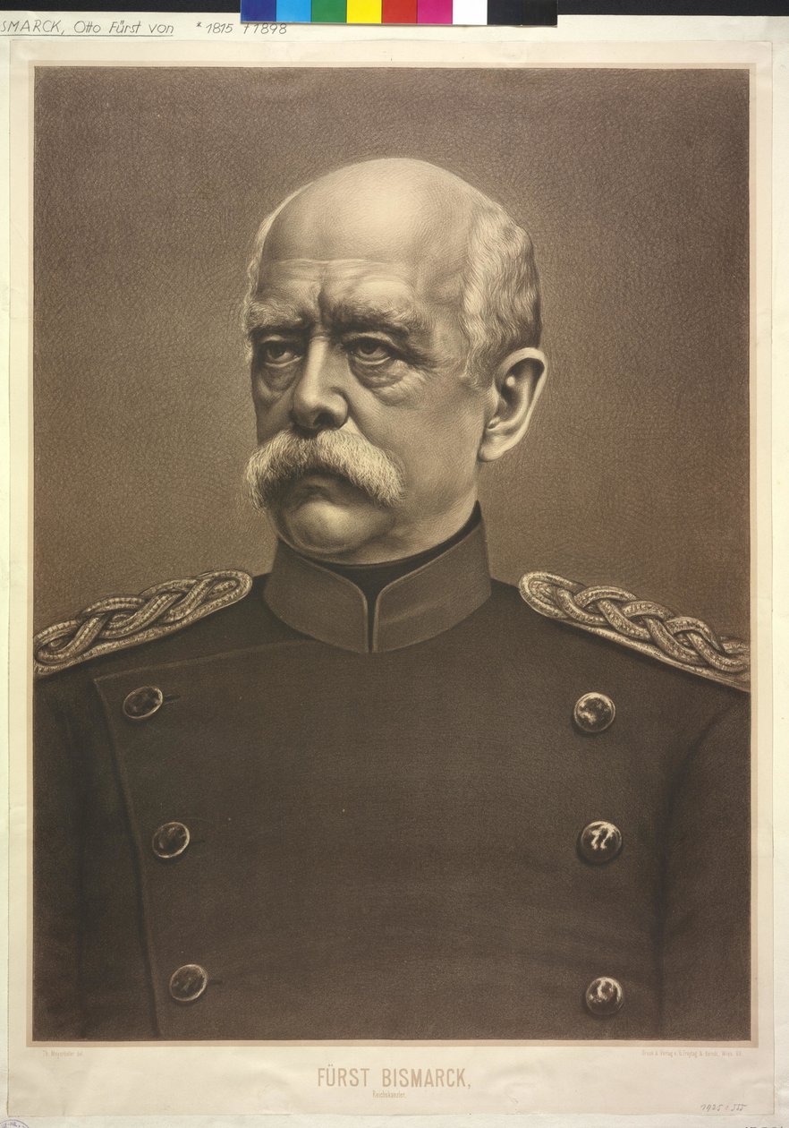 Rijkskanselier Graaf Bismarck door Theodor Mayerhofer