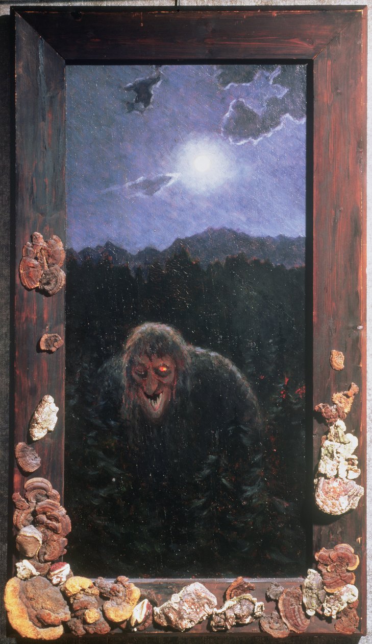 Onze huis trol door Theodor Kittelsen