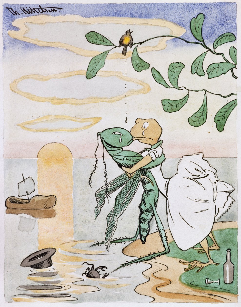 Zieke Liefde door Theodor Kittelsen