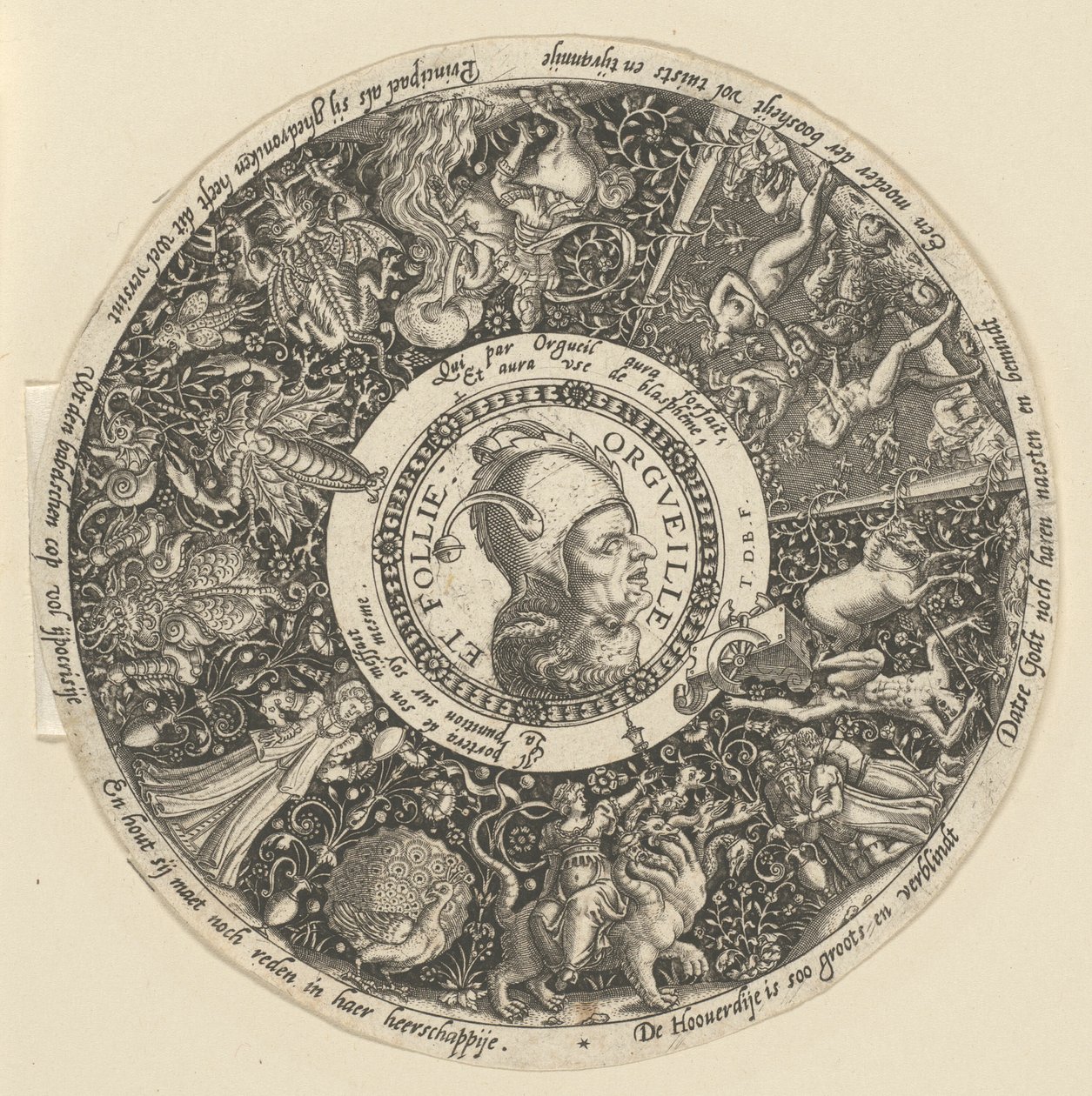 Trots en Waanzin (Orgeuille et Follie) door Theodor de Bry