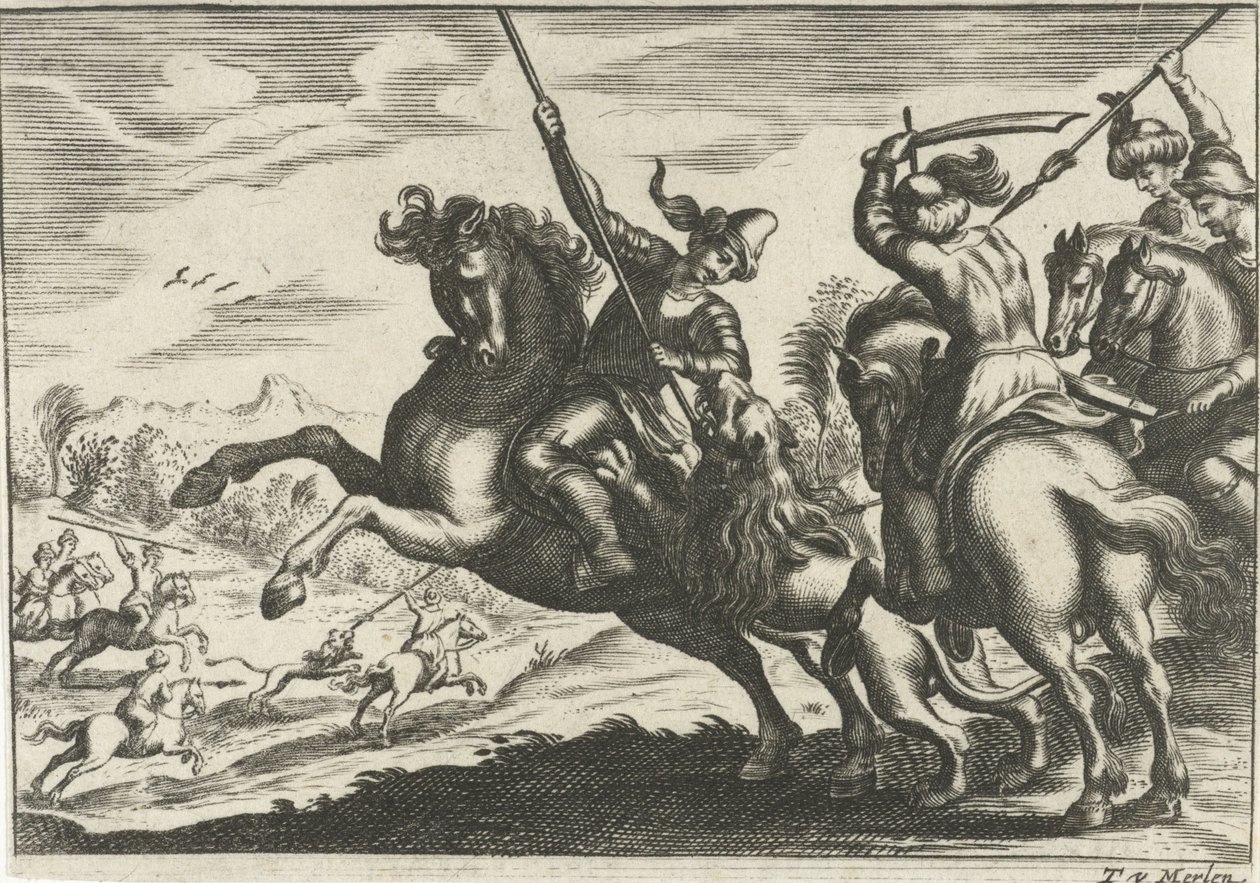 Leeuwenjacht door Theodor van Merlen (II)