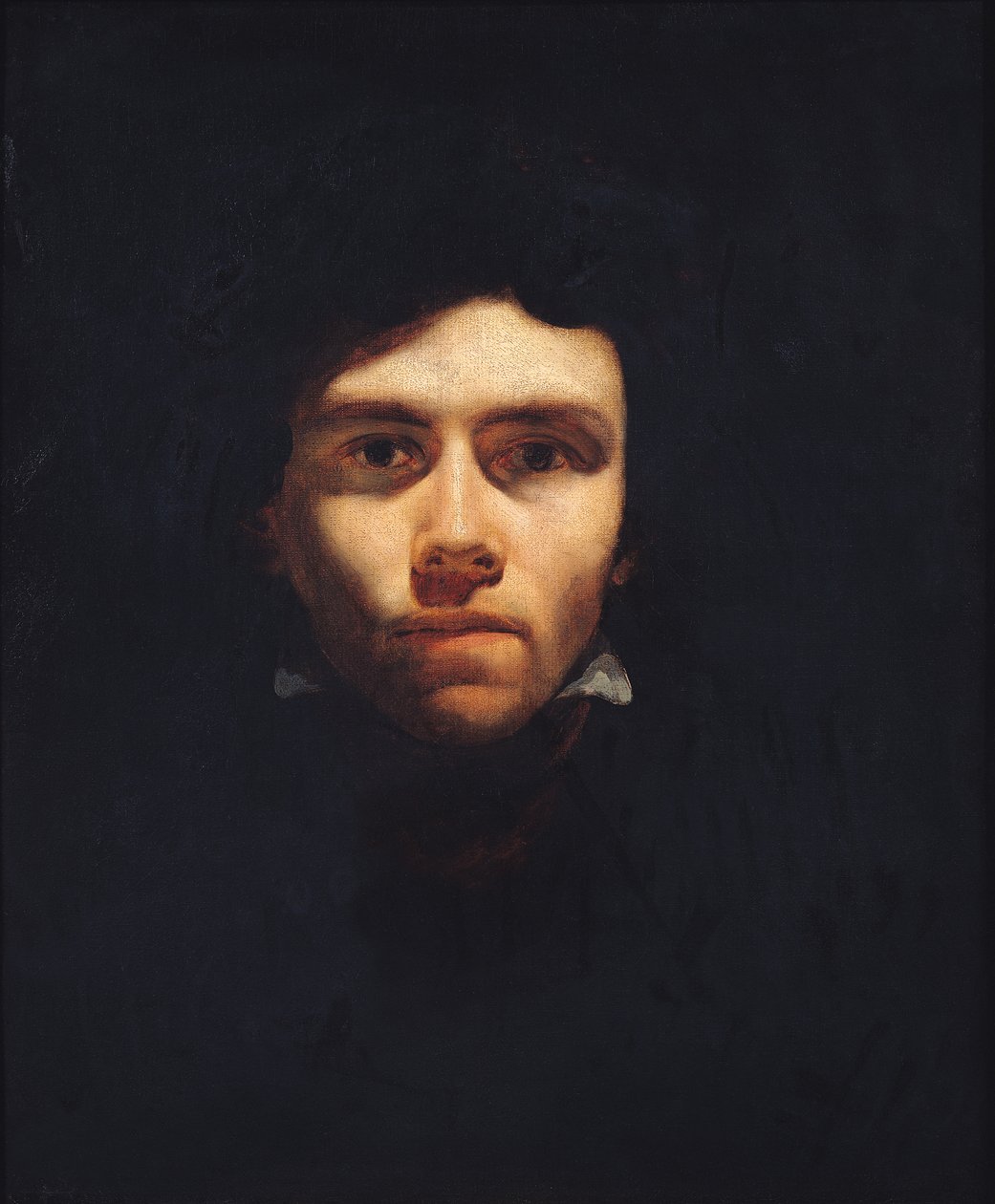 Portret van Eugene Delacroix, ca. 1818-19 door Theodore Gericault