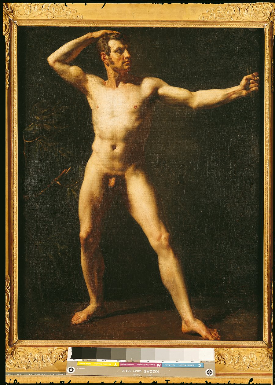 Studie van een Man door Theodore Gericault