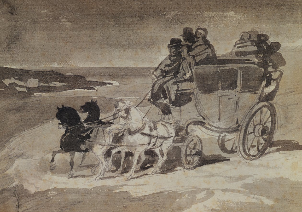 De postkoets door Theodore Gericault