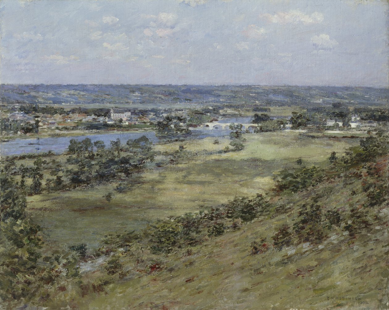 Vallei van de Seine door Theodore Robinson