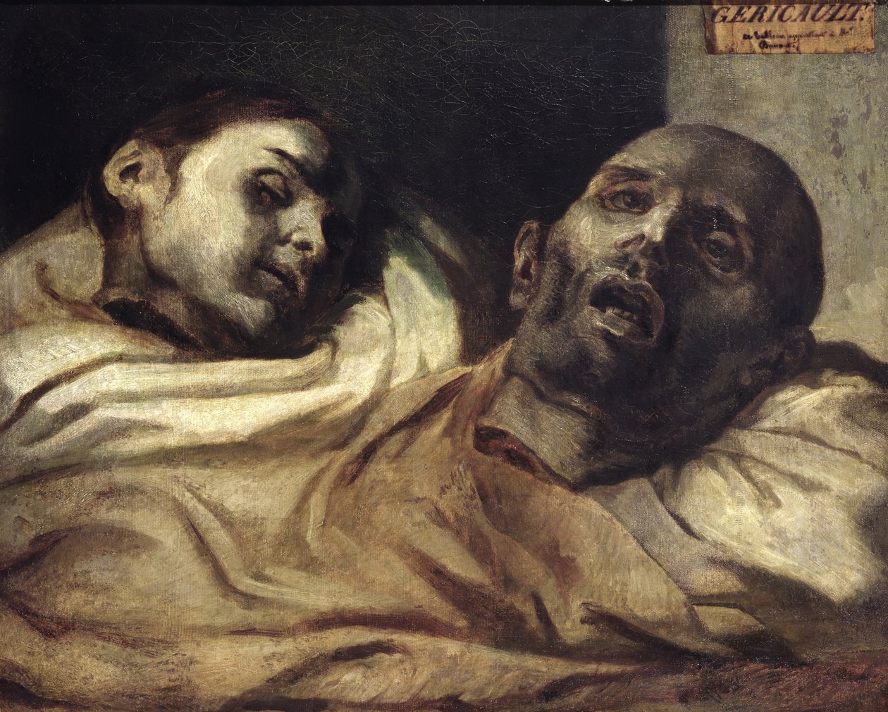 Hoofden van martelslachtoffers door Theodore (after) Gericault