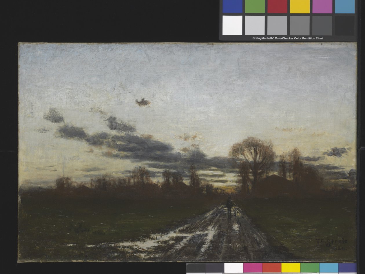 Zonsopgang door Theodore Clement Steele