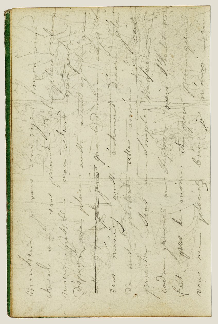 Conceptbrief door Theodore Gericault