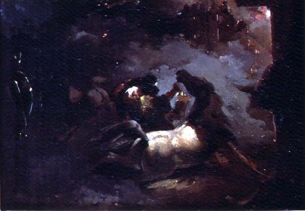 Episode uit de campagne in Egypte door Theodore Gericault
