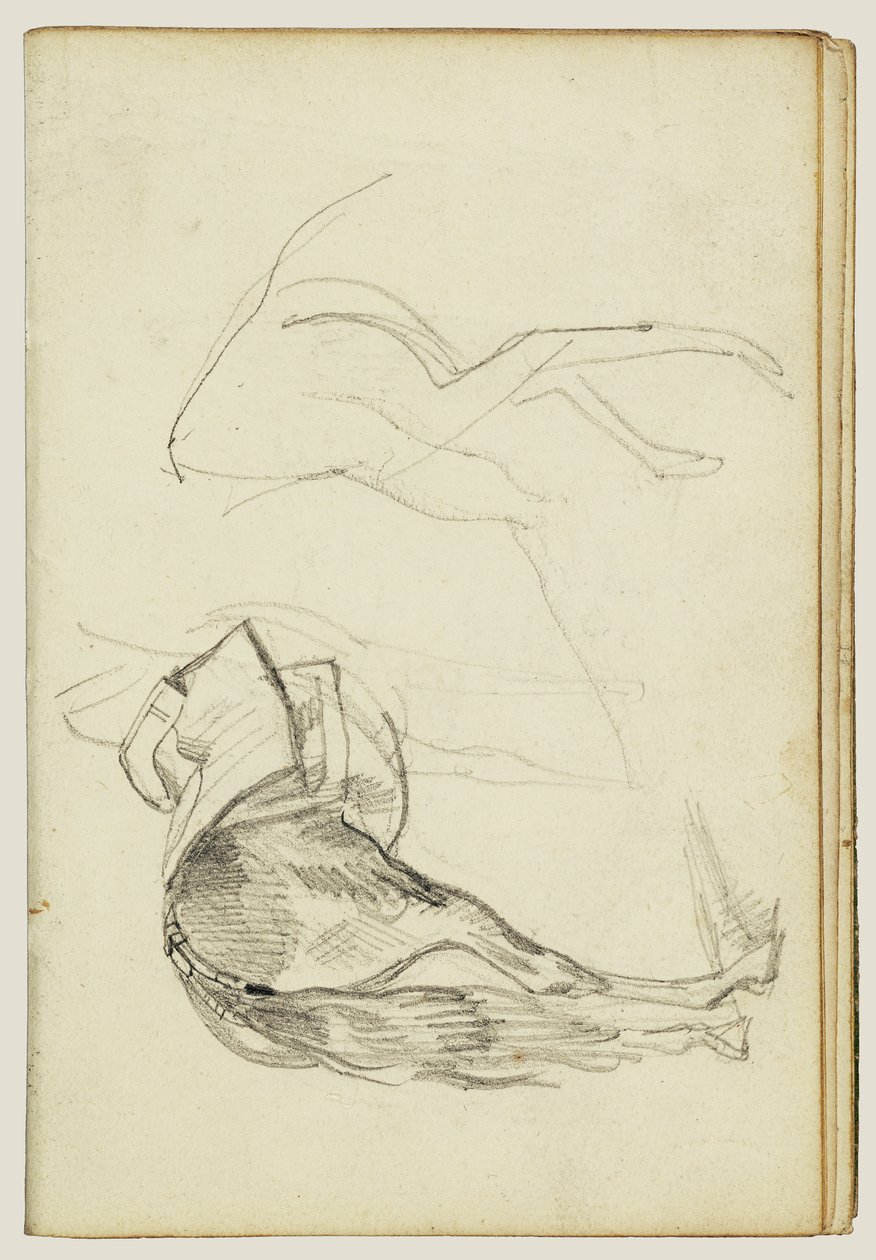 Paardenstudies door Theodore Gericault