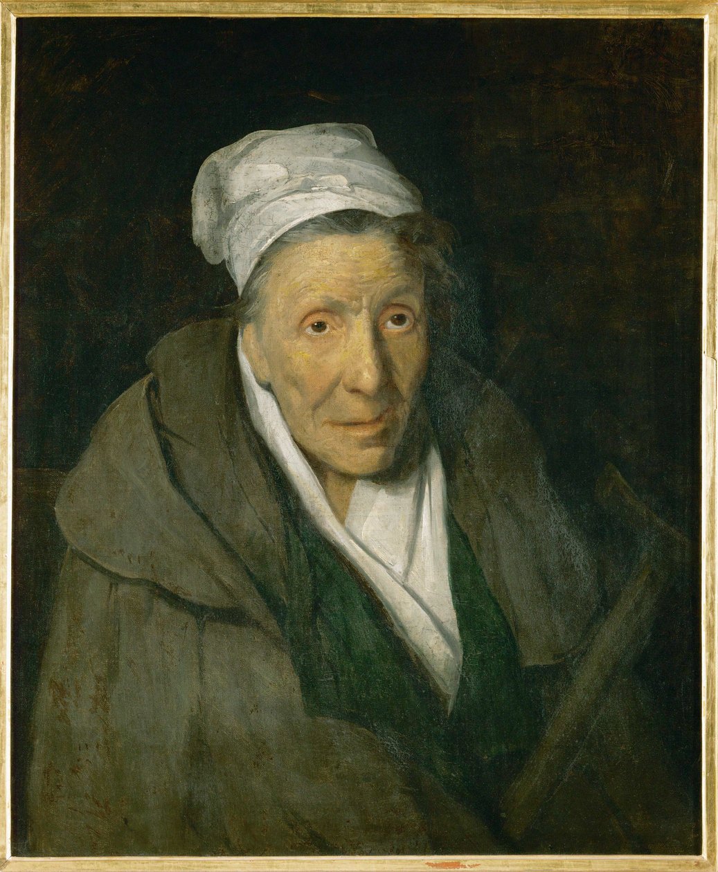 La folle monomane du jeu - Vrouw met gokwaanzin ... door Theodore Gericault