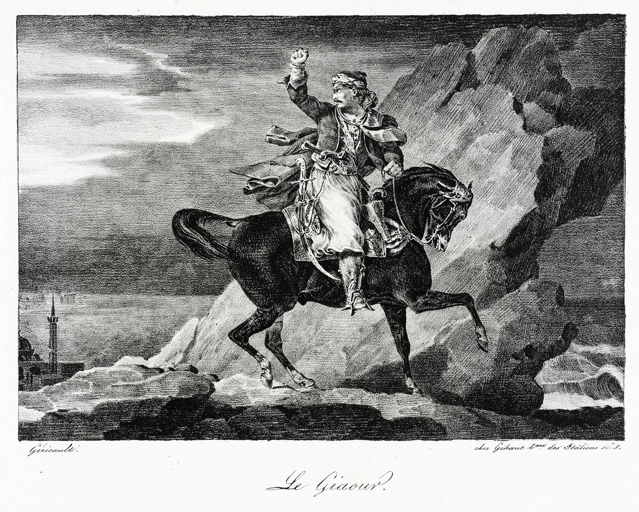 De Giaour door Theodore Gericault