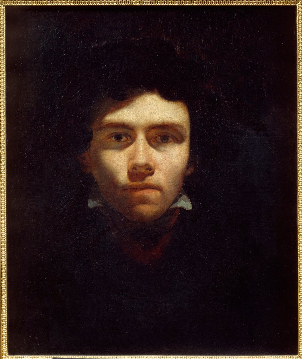 Portret van de schilder Eugene Delacroix (1798-1863) door Theodore Gericault