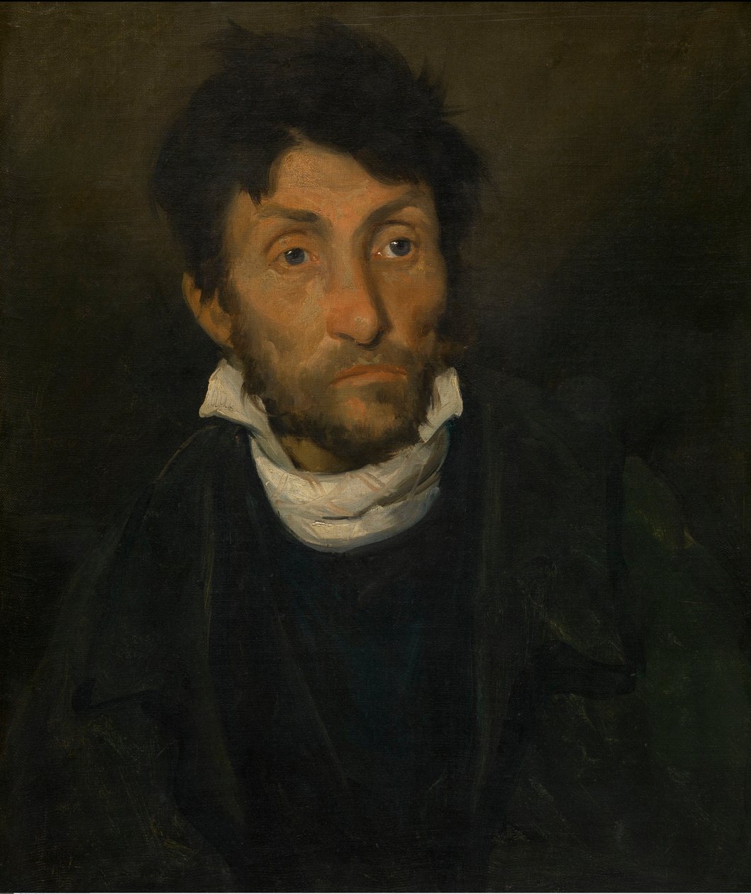 Portret van een kleptomaan door Theodore Gericault