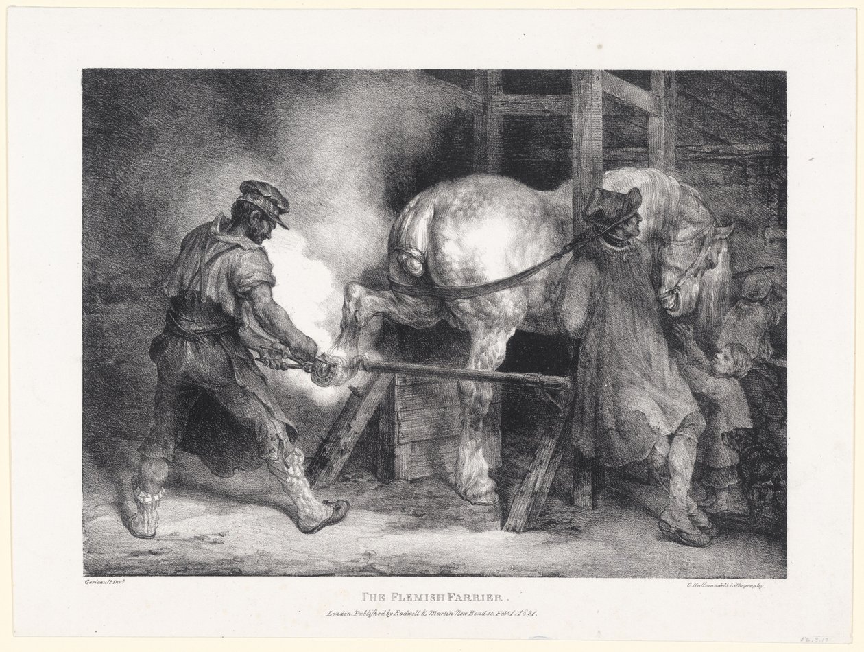 De Vlaamse hoefsmid door Theodore Gericault